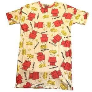 Zara x Snoopy Peanuts Graphic T-Shirt Dress - Size Large